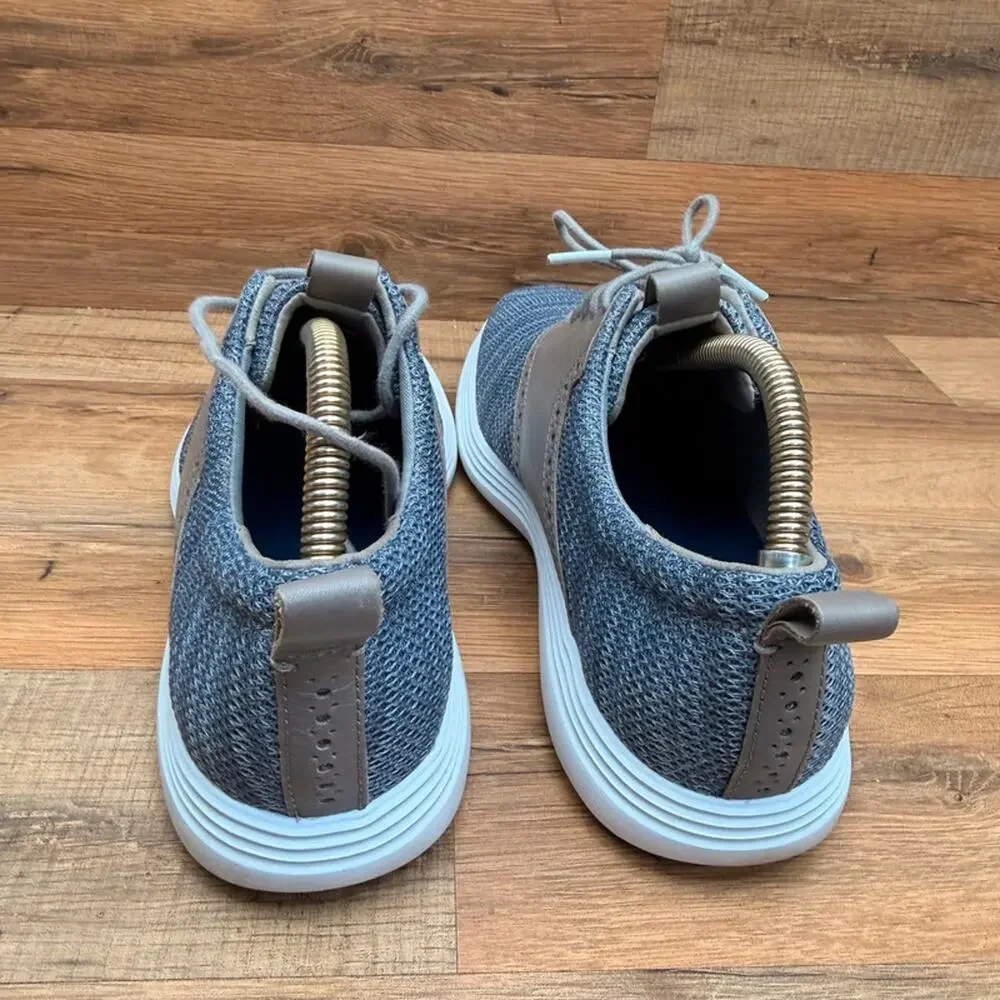 Cole Haan Grand Tour Knit Mens Size 9.5 Gray Oxford Shoes